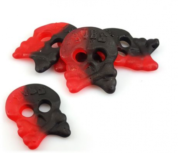 BubsRaspberryLiquoriceSkulls200gram
