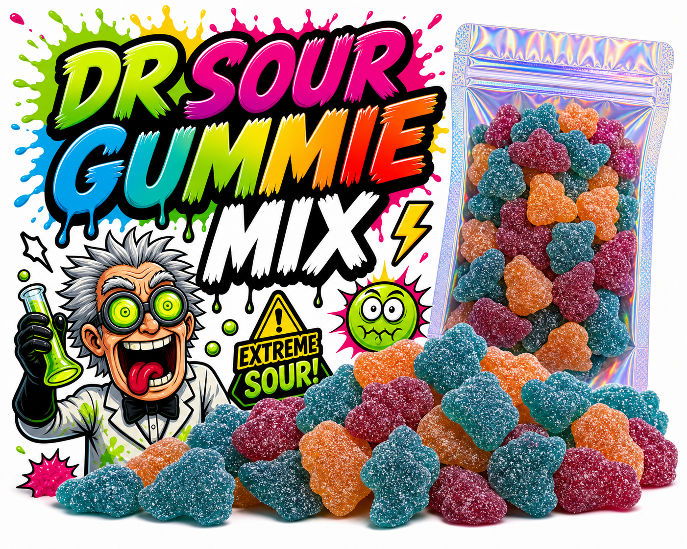Mix de bolitas de polvo Dr. Sour
