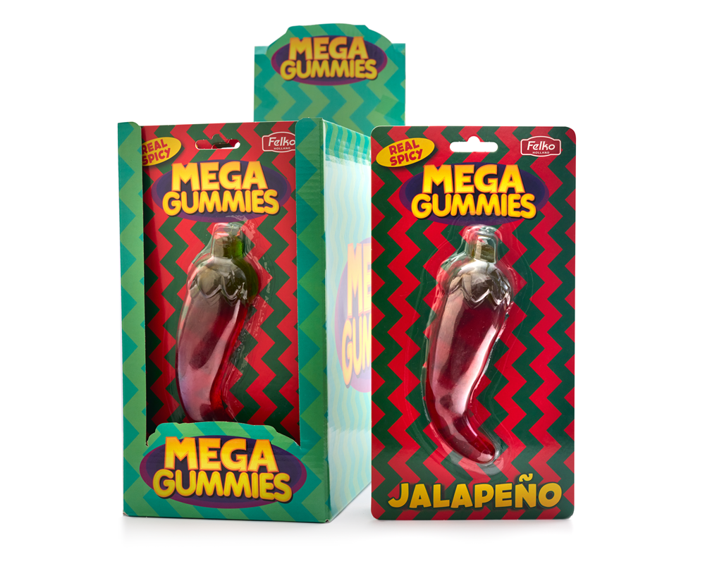Mega Gummies Chile jalapeño 120 gramos
