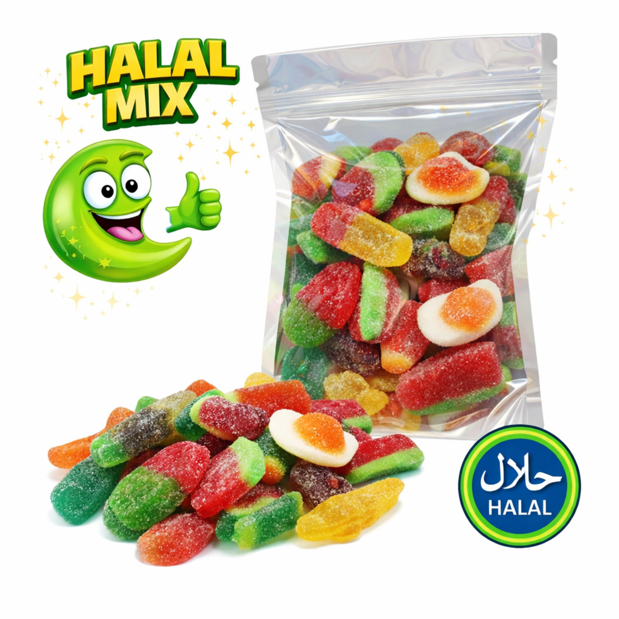 Halal candy mix
