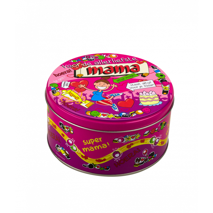 Lata de chuches rellena mamá y 500 gramos