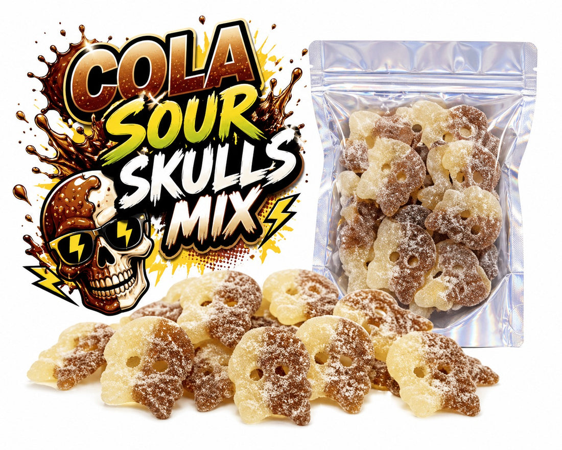 Bubs Calaveras ácidas de cola 250 gramos