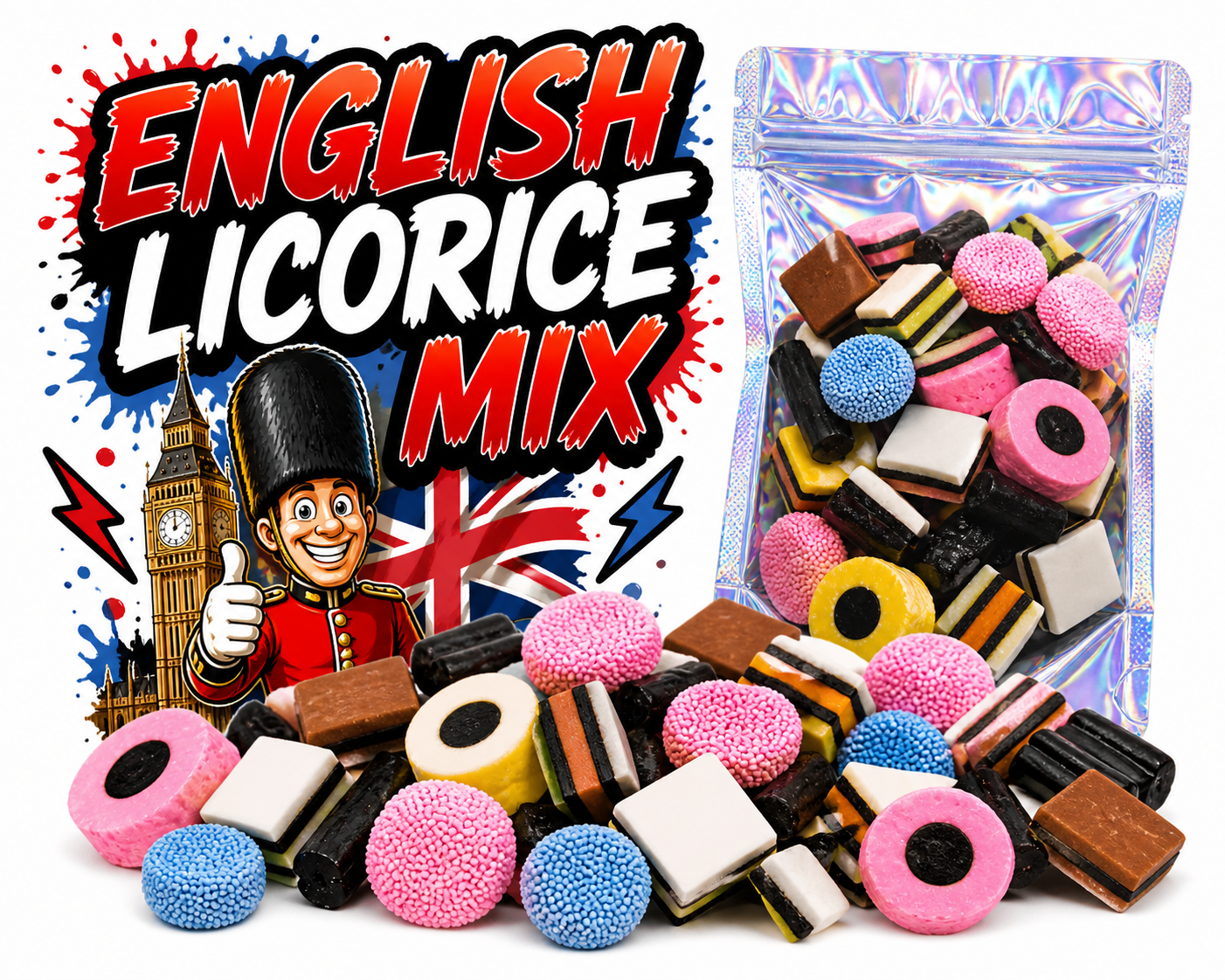 Mix de regaliz inglés
