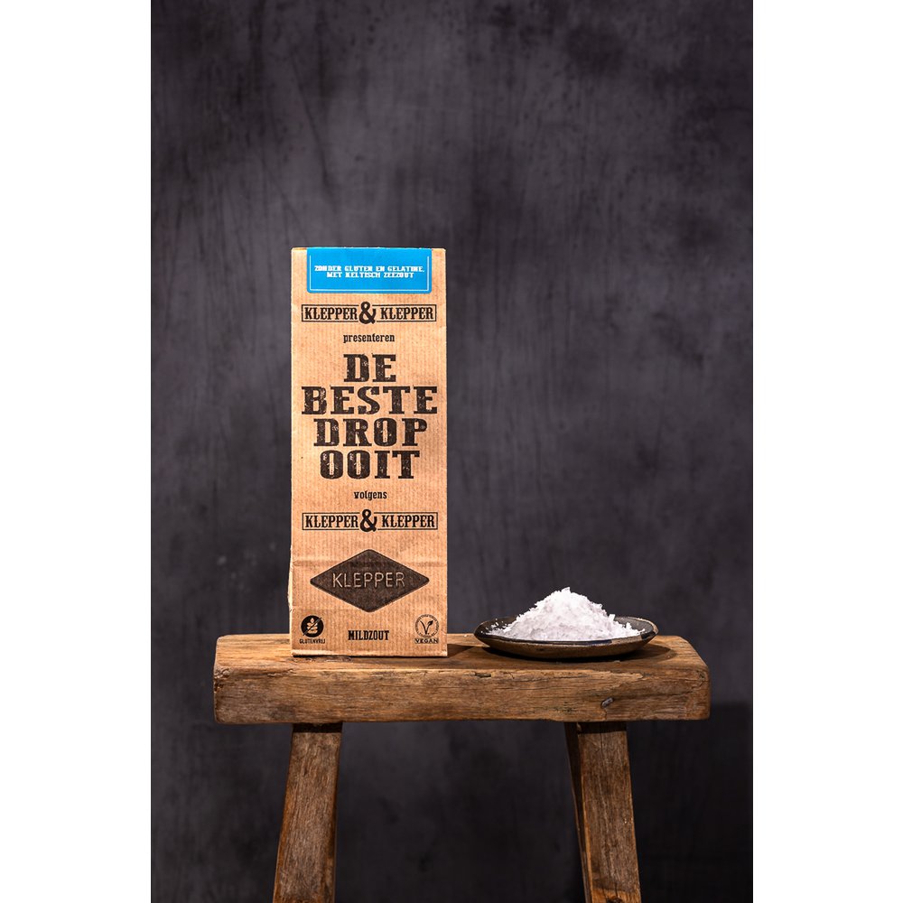 Klepper en Klepper Regaliz suave salado 200 gram
