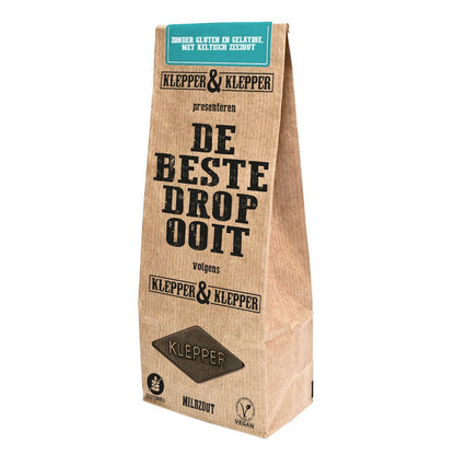 Klepper en Klepper Regaliz suave salado 200 gram
