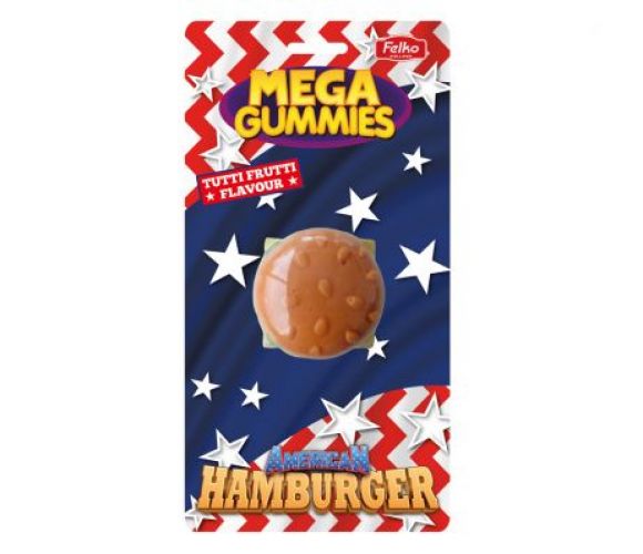 Mega Gummies Hamburguesa americana 120 gram