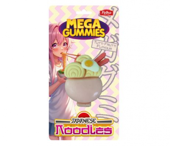 Mega Gummies Fideos japoneses 120 gram