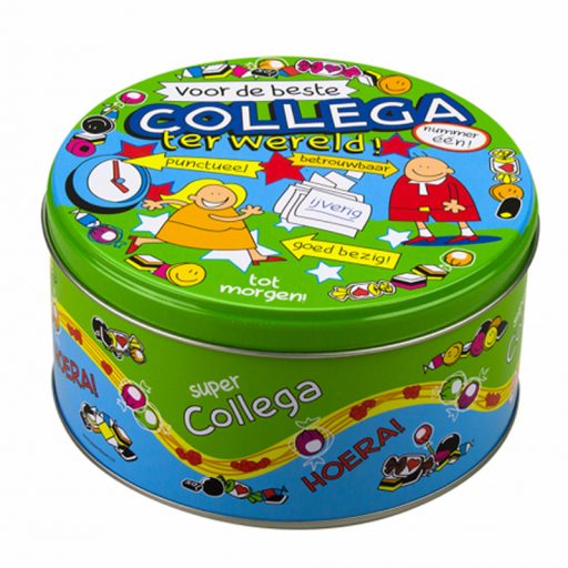 Lata de chuches rellena compañero y 500 gramos