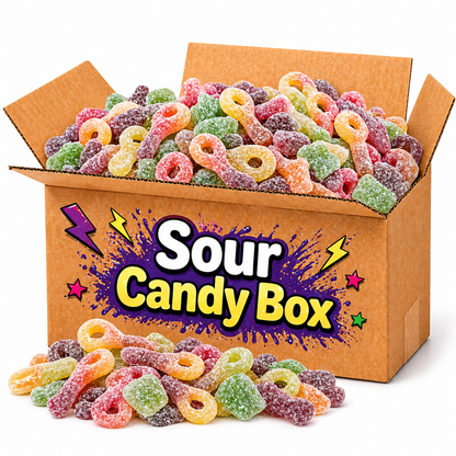 Caja de chuches ácidas 2kg