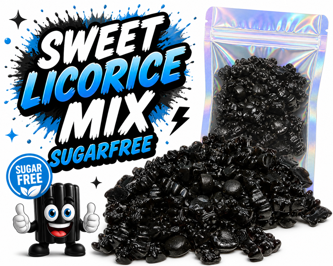 Mix de regaliz dulce sin azúcar
