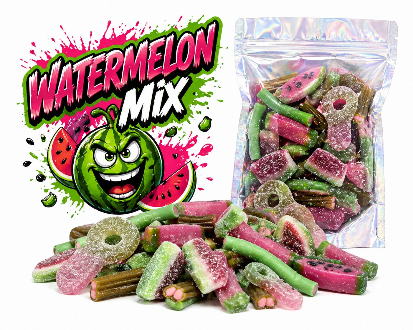 Mix de sandía dulce y ácida