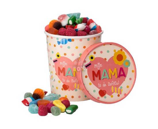 Cubo de chuches Mamá