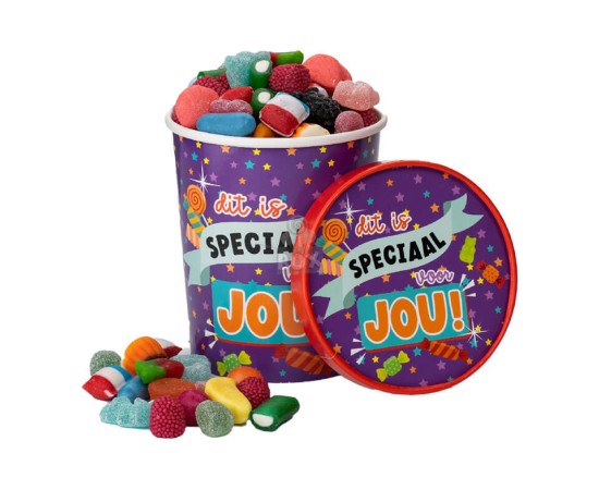 Cubo de chuches ¡Especial para ti!