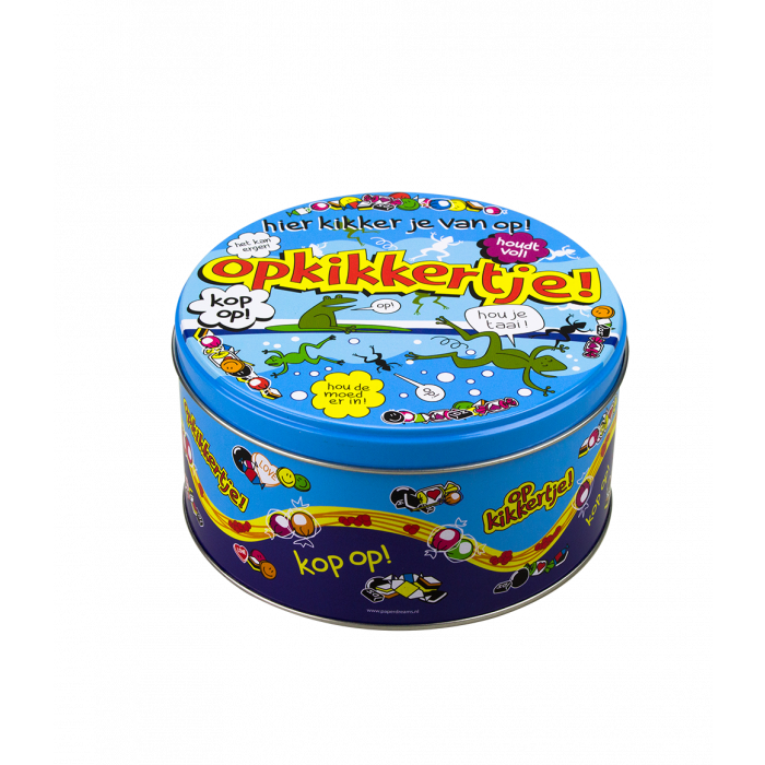 Filled sweet tin pick-me-up and 500 grams
